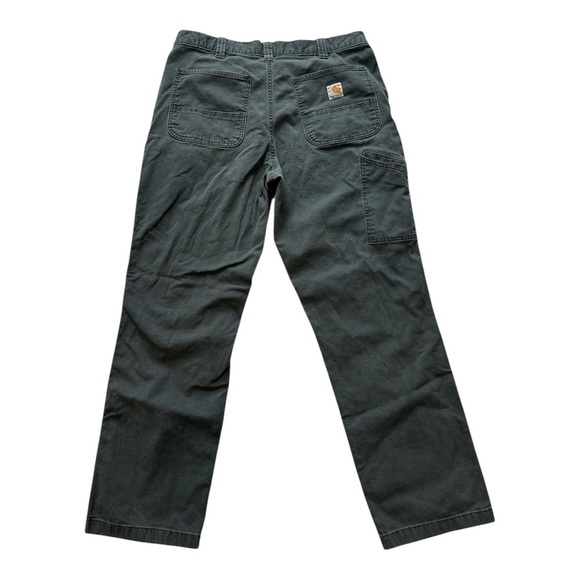 CARHARTT RELAXED FIT CHARCOAL STRAIGHT LEG UTILITY WORK PANTS SIZE 36x32 - Picture 2 of 5